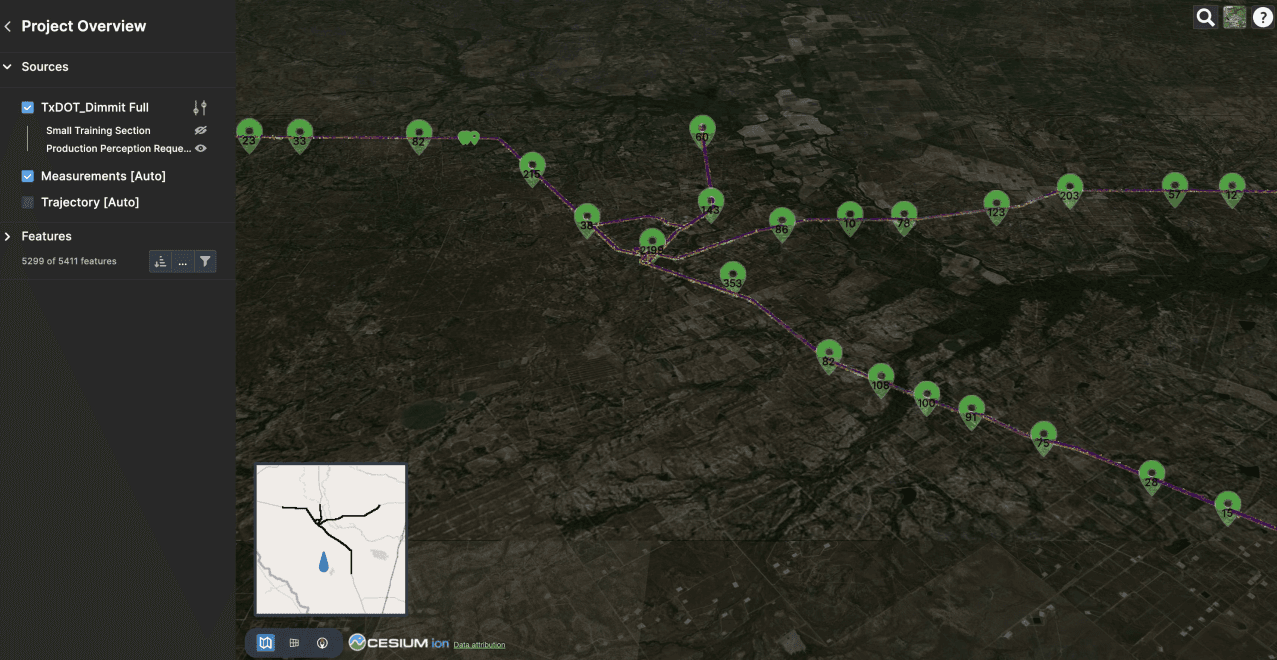 DOT ASSET INVENTORY PROJECT, VIEWED WITH MACH9