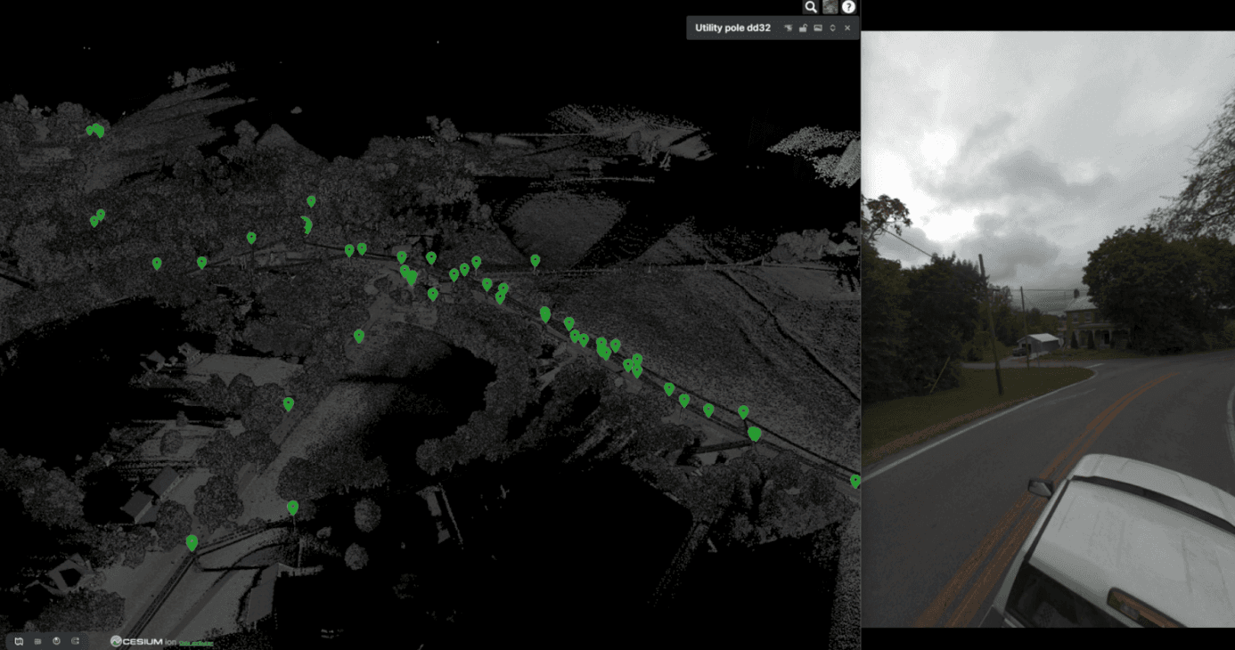 CARROLL COUNTY LIDAR DATA AND IMAGERY CAPTURED BY FIBERSMITH, VIEWED WITH MACH9