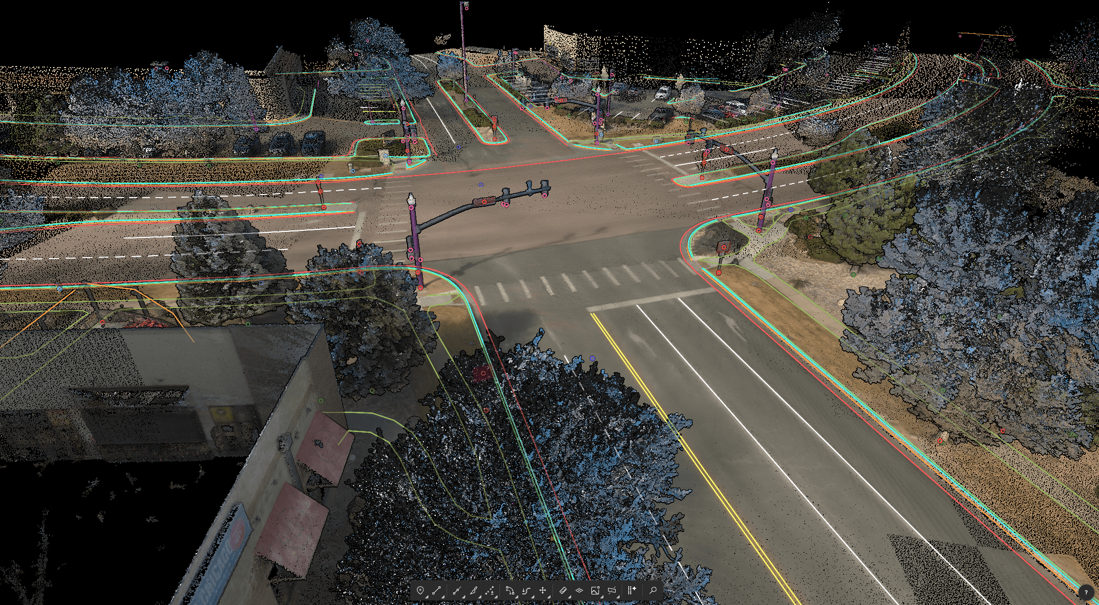 INTERSECTION FEATURES EXTRACTED WITH MACH9